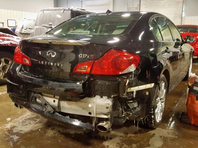 JN1CV6AR4BM357064 - 2011 INFINITI G37 BLACK photo 4