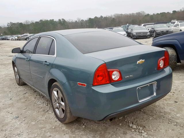 1G1ZH57B09F247168 - 2009 CHEVROLET MALIBU 1LT 青色 照片 3