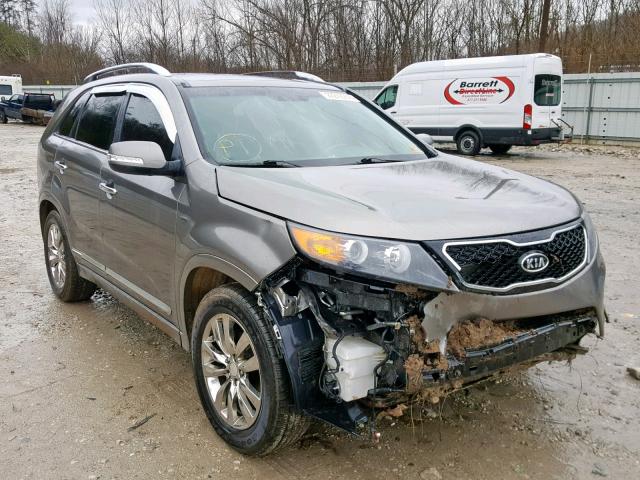 5XYKWDA29DG387081 - 2013 KIA SORENTO SX GRAY photo 1