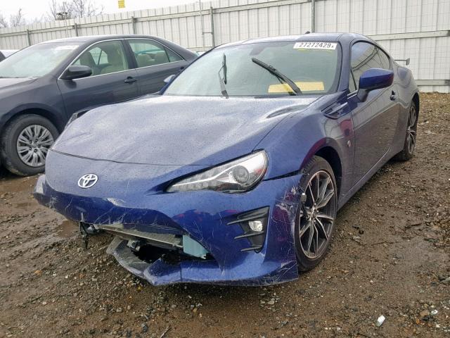 JF1ZNAE11K8701060 - 2019 TOYOTA 86 GT BLUE photo 2