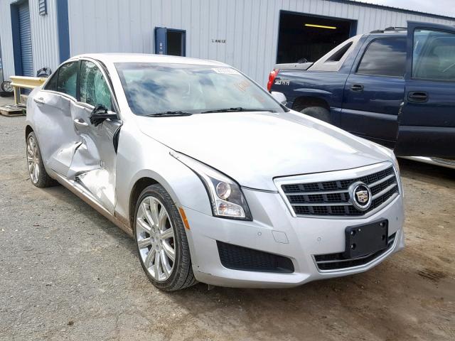 1G6AH5RX6D0162881 - 2013 CADILLAC ATS LUXURY SILVER photo 1