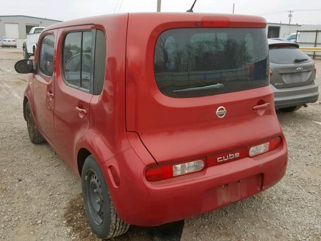 JN8AZ2KRXBT210418 - 2011 NISSAN CUBE BASE ORANGE photo 3