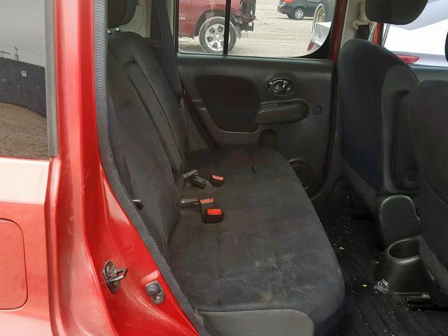 JN8AZ2KRXBT210418 - 2011 NISSAN CUBE BASE ORANGE photo 6