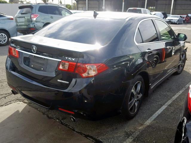 JH4CU2F89DC000530 - 2013 ACURA TSX SE BLACK photo 4