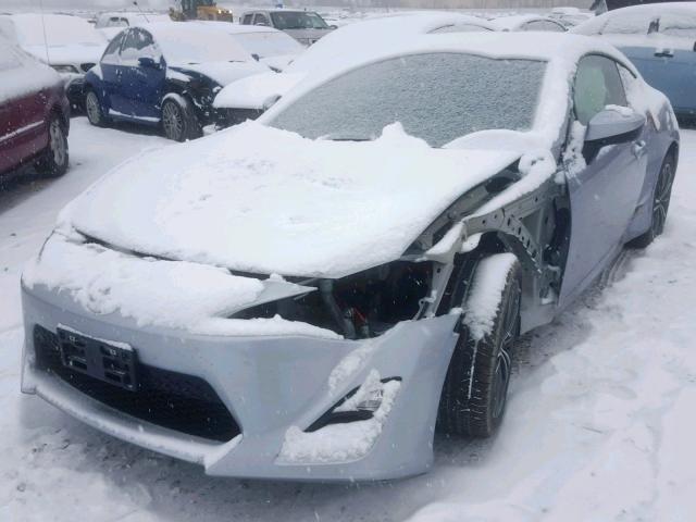 JF1ZNAA11G8702240 - 2016 TOYOTA SCION FR-S SILVER photo 2