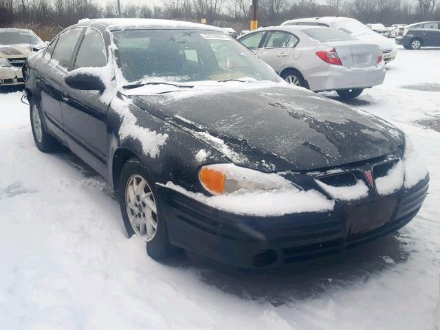 1G2NE52F44M676296 - 2004 PONTIAC GRAND AM S BLACK photo 1