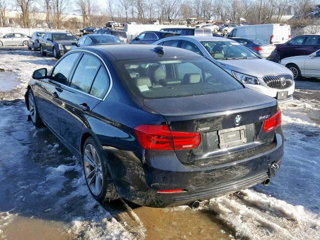 WBA8B7G53GNT95423 - 2016 BMW 340 XI BLACK photo 3