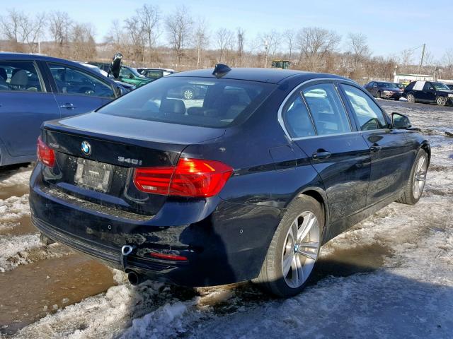 WBA8B7G53GNT95423 - 2016 BMW 340 XI BLACK photo 4