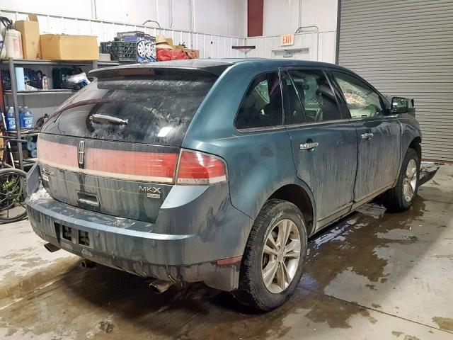 2LMDJ8JC3ABJ07274 - 2010 LINCOLN MKX BLUE photo 4