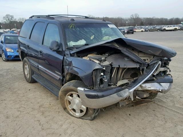 1GKEC13T65J155909 - 2005 GMC YUKON BLACK photo 1