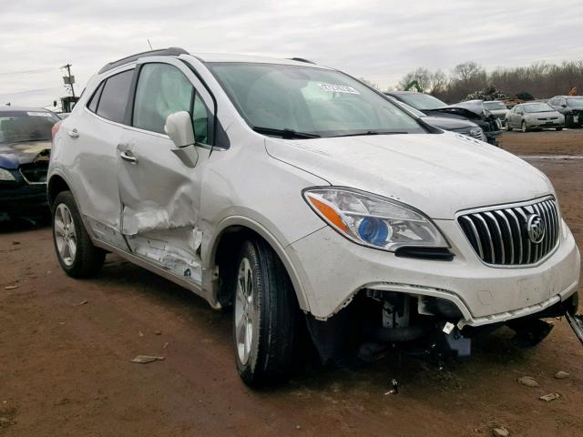 KL4CJGSB1FB213385 - 2015 BUICK ENCORE WHITE photo 1