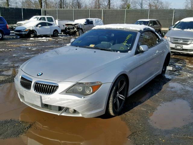 WBAEK73494B322697 - 2004 BMW 645 CI AUT SILVER photo 2