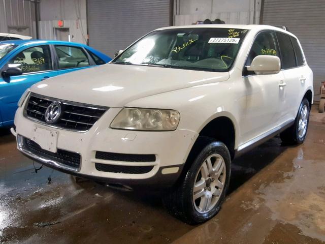 WVGCM67L74D018283 - 2004 VOLKSWAGEN TOUAREG 4. WHITE photo 2