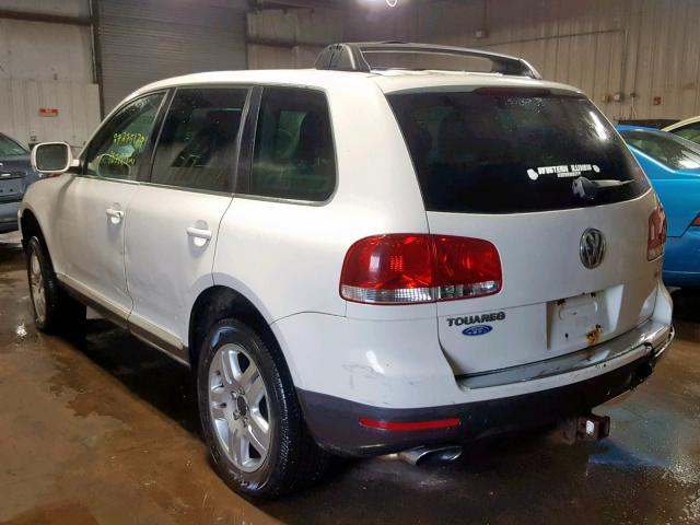 WVGCM67L74D018283 - 2004 VOLKSWAGEN TOUAREG 4. WHITE photo 3