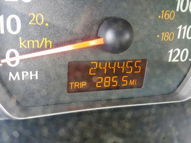 1G8AG52F04Z105342 - 2004 SATURN ION LEVEL BLACK photo 8