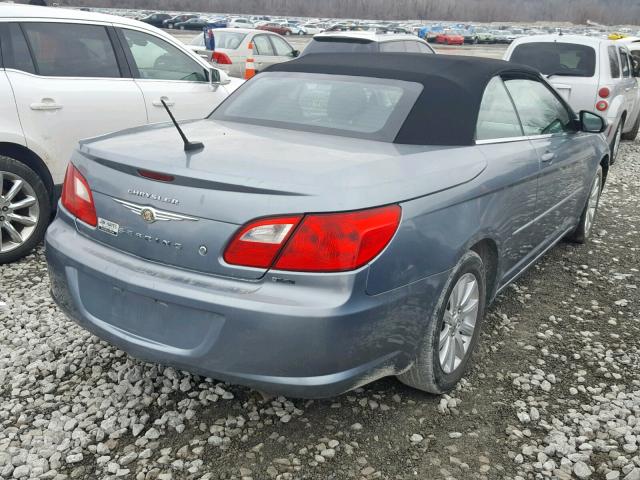 1C3BC5ED1AN176234 - 2010 CHRYSLER SEBRING TO SILVER photo 4