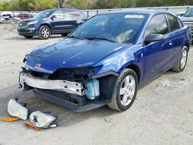 1G8AN15F76Z184537 - 2006 SATURN ION LEVEL BLUE photo 2