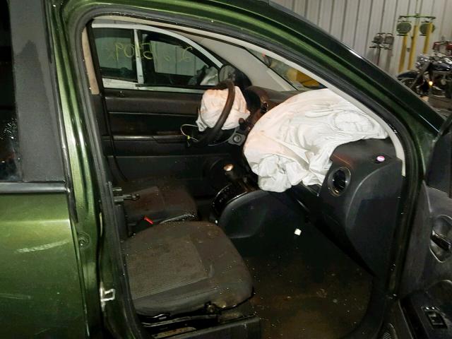 1J4FF47B99D205971 - 2009 JEEP COMPASS SP მწვანე ფოტო 5