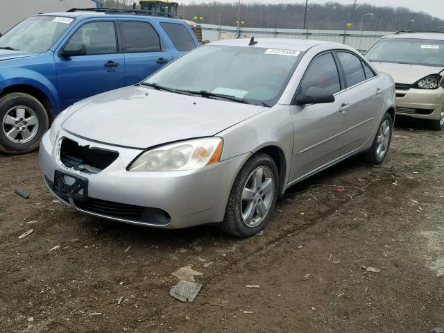 1G2ZH57NX84111419 - 2008 PONTIAC G6 GT SILVER photo 2