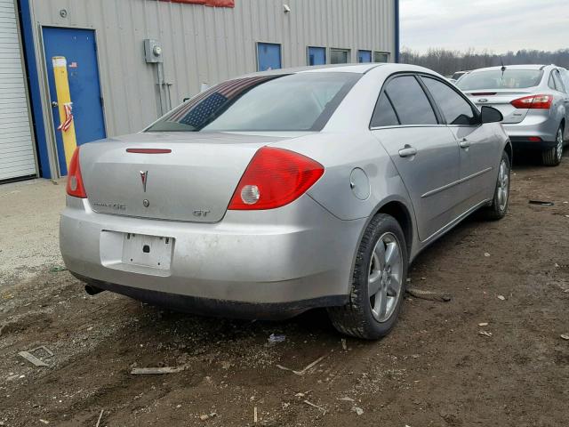 1G2ZH57NX84111419 - 2008 PONTIAC G6 GT SILVER photo 4