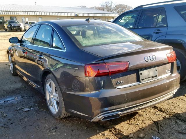 WAUGFAFCXGN160661 - 2016 AUDI A6 PREMIUM GRAY photo 3