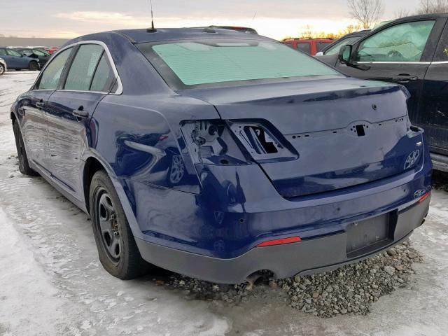 1FAHP2MK5GG113553 - 2016 FORD TAURUS POL BLUE photo 3