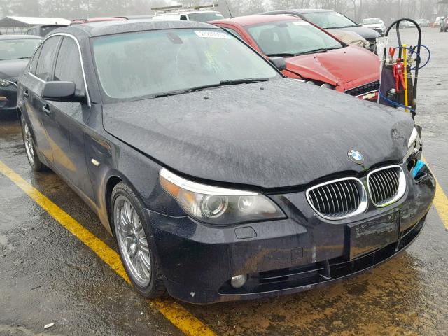 WBANE53546CK89545 - 2006 BMW 525 I BLACK photo 1