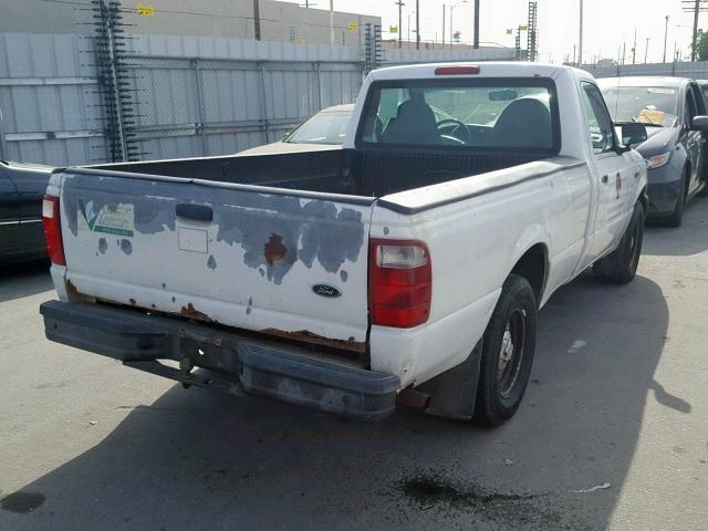 1FTYR10U61PA54414 - 2001 FORD RANGER WHITE photo 4