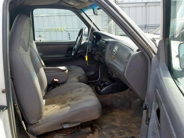 1FTYR10U61PA54414 - 2001 FORD RANGER WHITE photo 5