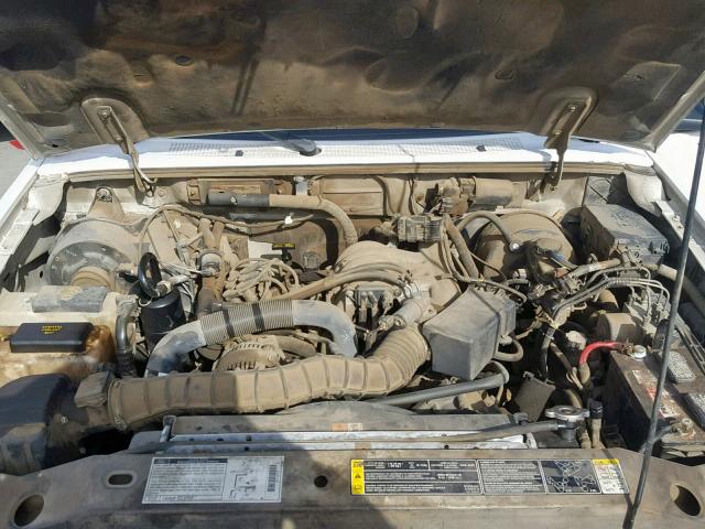 1FTYR10U61PA54414 - 2001 FORD RANGER WHITE photo 7