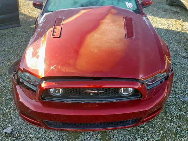 1ZVBP8CF4E5241361 - 2014 FORD MUSTANG GT RED photo 7