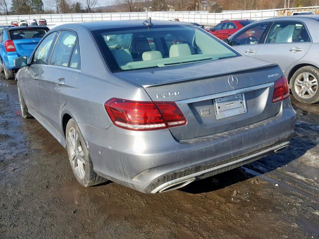 WDDHF9HB1EA887790 - 2014 MERCEDES-BENZ E 250 BLUE SILVER photo 3