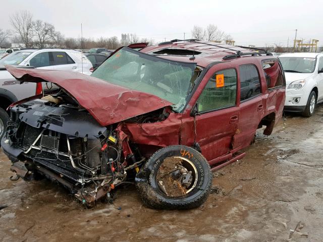 1GKEK63U94J152414 - 2004 GMC YUKON DENA BURGUNDY photo 2