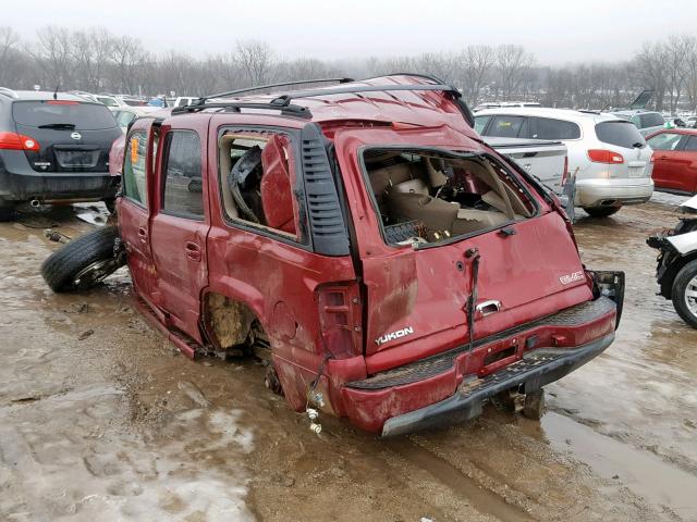 1GKEK63U94J152414 - 2004 GMC YUKON DENA BURGUNDY photo 3