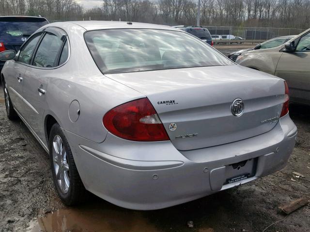 2G4WE567651197891 - 2005 BUICK LACROSSE C SILVER photo 3