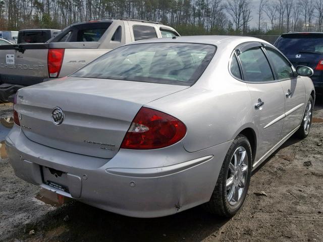 2G4WE567651197891 - 2005 BUICK LACROSSE C SILVER photo 4