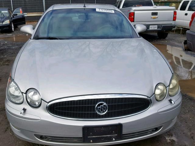 2G4WE567651197891 - 2005 BUICK LACROSSE C SILVER photo 9