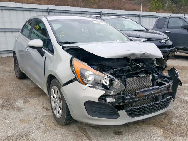 KNADN5A3XC6060651 - 2012 KIA RIO EX SILVER photo 1