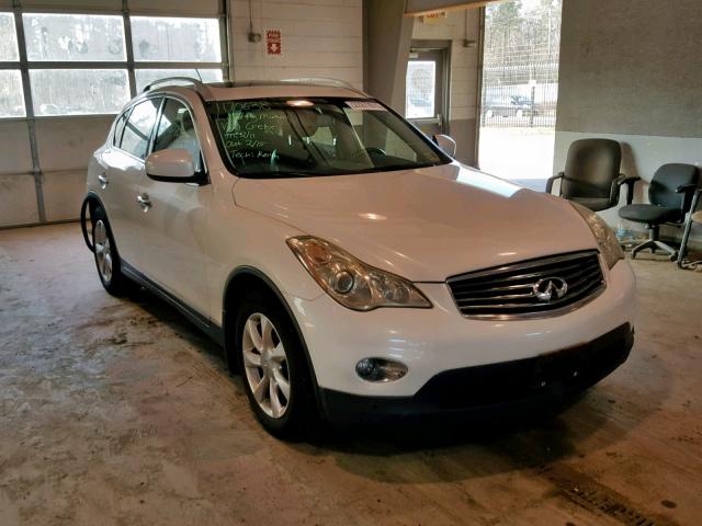 JNKAJ09E18M305381 - 2008 INFINITI EX35 BASE WHITE photo 1