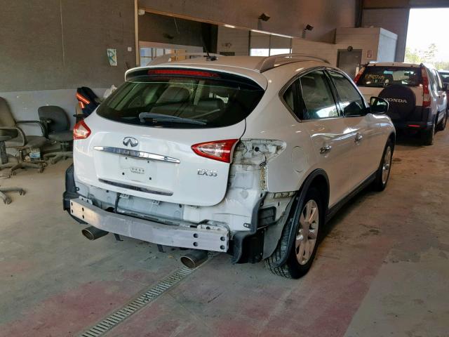 JNKAJ09E18M305381 - 2008 INFINITI EX35 BASE WHITE photo 4