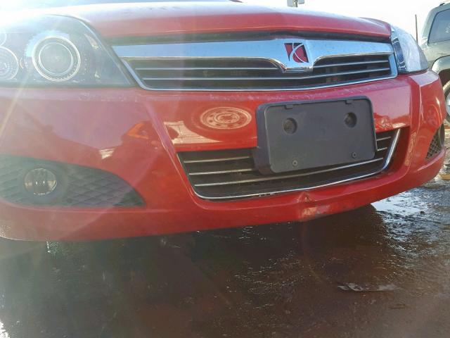 W08AT271685097024 - 2008 SATURN ASTRA XR RED photo 9