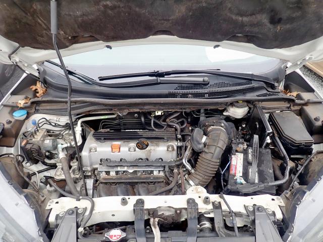 5J6RM3H72EL023391 - 2014 HONDA CR-V EXL WHITE photo 7