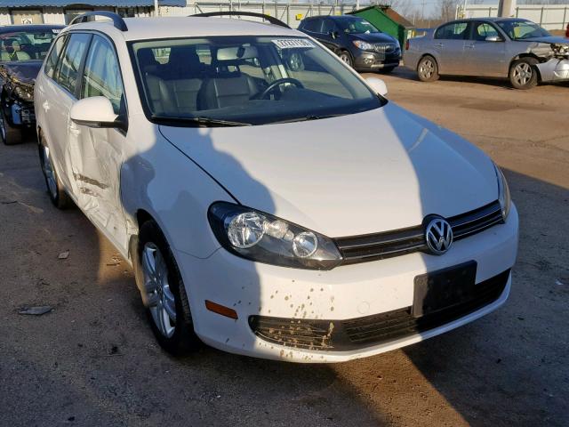 3VWPL7AJ4AM690496 - 2010 VOLKSWAGEN JETTA TDI WHITE photo 1