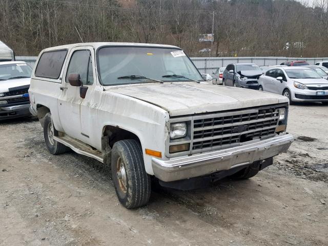 1GNEV18K3MF136328 - 1991 CHEVROLET BLAZER V10 WHITE photo 1