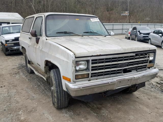 1GNEV18K3MF136328 - 1991 CHEVROLET BLAZER V10 WHITE photo 9