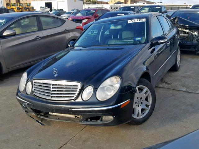 WDBUF56J16A808677 - 2006 MERCEDES-BENZ E 350 BLACK photo 2