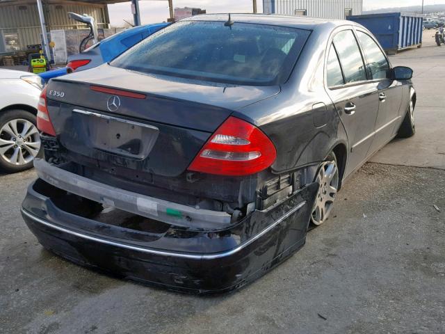 WDBUF56J16A808677 - 2006 MERCEDES-BENZ E 350 BLACK photo 4