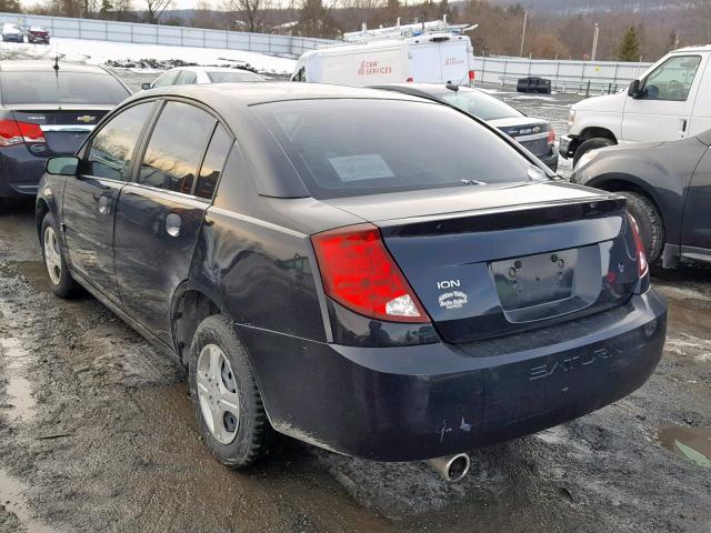 1G8AF52F44Z106495 - 2004 SATURN ION LEVEL BLACK photo 3