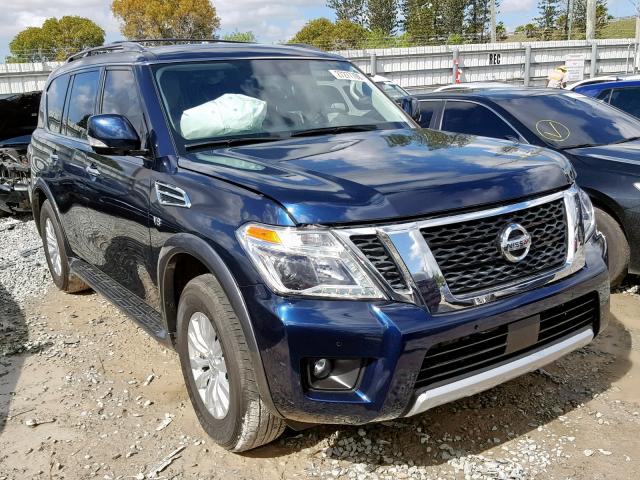 JN8AY2ND7J9053400 - 2018 NISSAN ARMADA SV BLUE photo 1