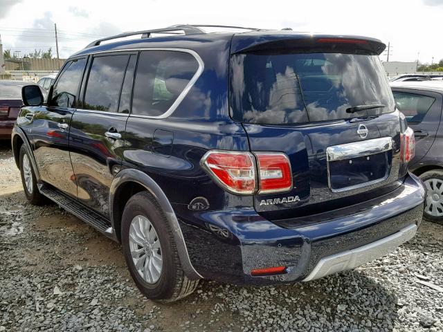 JN8AY2ND7J9053400 - 2018 NISSAN ARMADA SV BLUE photo 3